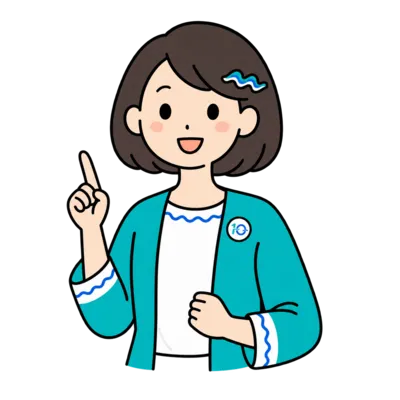 数音キャラクター 指差し 吹き出し