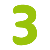 数字の3