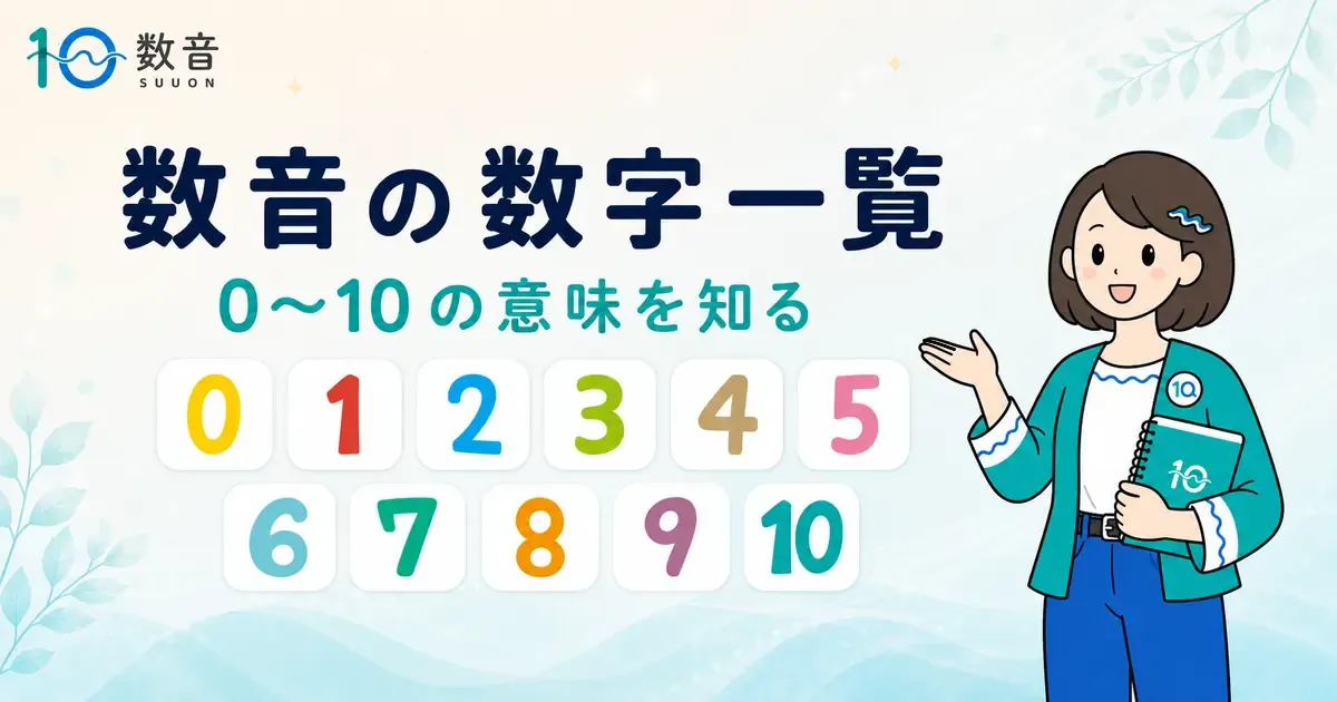 数音の数字一覧